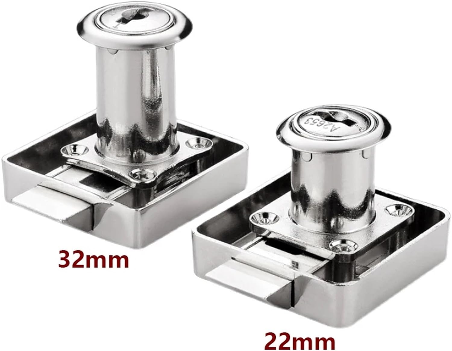 Drawer Lock Computer Keys 22 32mm for Home Mailbox Office File Cinet MS387 A 1Pcs(C 32mm Keyed Alike)