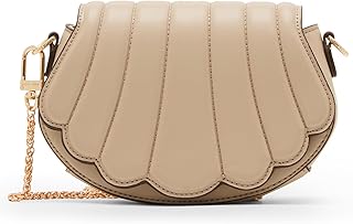 Anne Klein Mini Shell Crossbody, Sesame