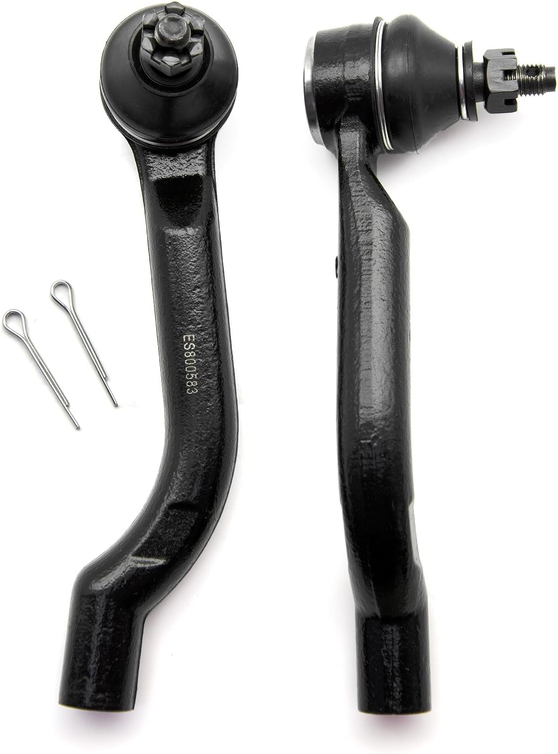 2PCS ES800582 ES800583 Front Outer Tie Rod Ends Compatible with Nissan Rogue 2008 2009 2010 2011 2012 2013 for Nissan Rogue Select 2014 2015, L4 2.5L