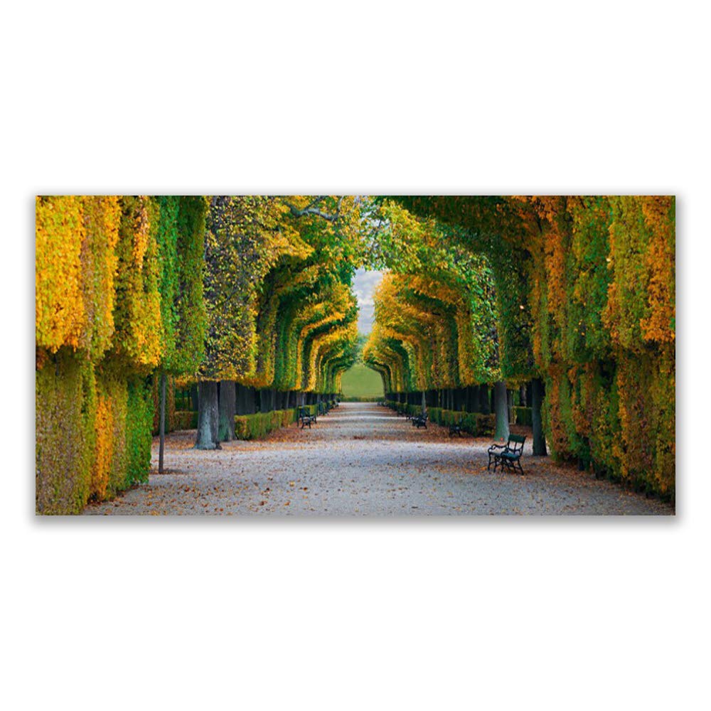 Tableau Verre Trempé 140x70cm Tulup - Fixation Facile Déco Murale Salon