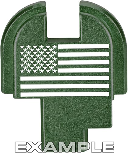 Miniatura 5 de NDZ Performance Placa de cubierta deslizante trasera para Springfield Hellcat & Hellcat Pro de 0.354in de aluminio anodizado grabado con láser en