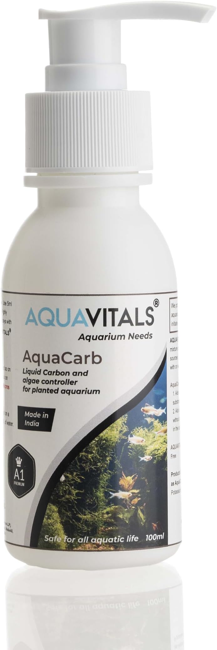 AquaCarb - Aquarium Plant Carbon Supplement and Algae Controller (100ml)