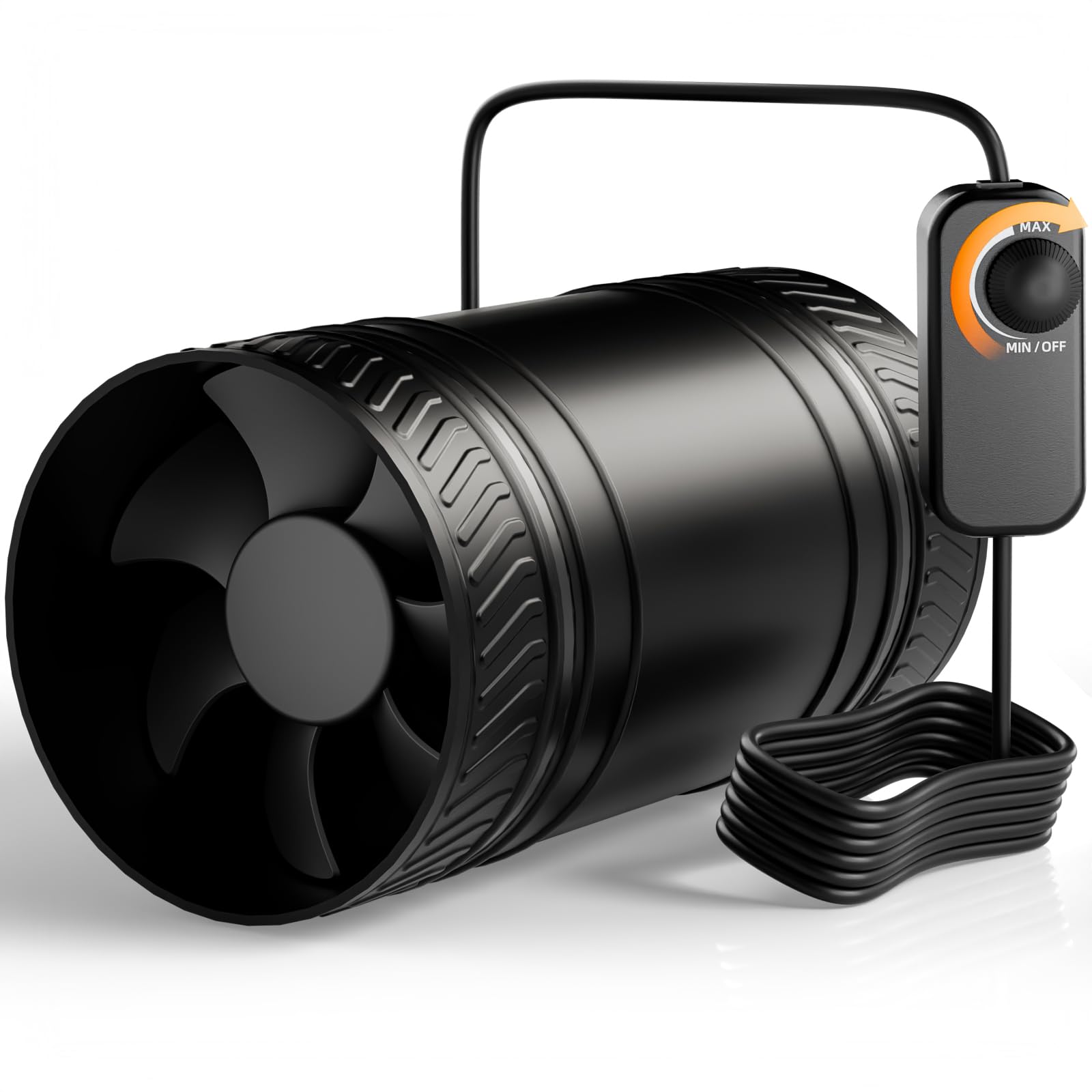 MOCINE Ventilateur de Conduit 100mm Ultra-Silencieux Moteur DC 311m³/h IPX4