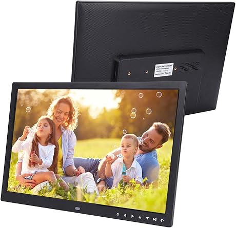 Jacksking 17-Zoll-Digitalfotorahmen tragbarer LED-Film-Player digitales
Bild Musik-Film-Video-Alarm Kalenderrahmen Album Touch-Taste mit
FernbedienungSchwarz EU : Digitale Bilderrahmen Jacksking 17-Zoll-Digitalfotorahmen tragbarer LED-Film-Player digitales
Bild Musik-Film-Video-Alarm Kalenderrahmen Album Touch-Taste mit
FernbedienungSchwarz EU : Digitale Bilderrahmen