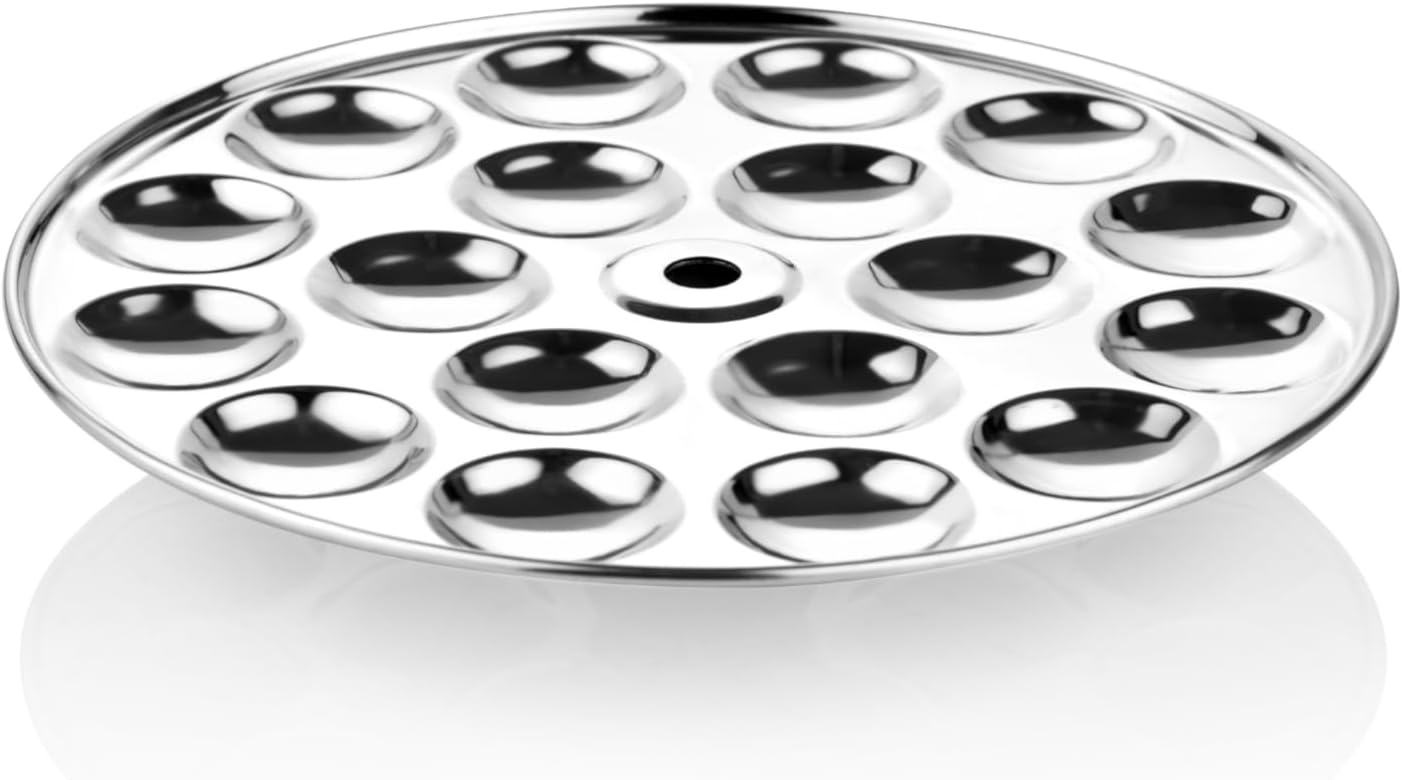EMBASSY Stainless Steel Mini Idli Plate