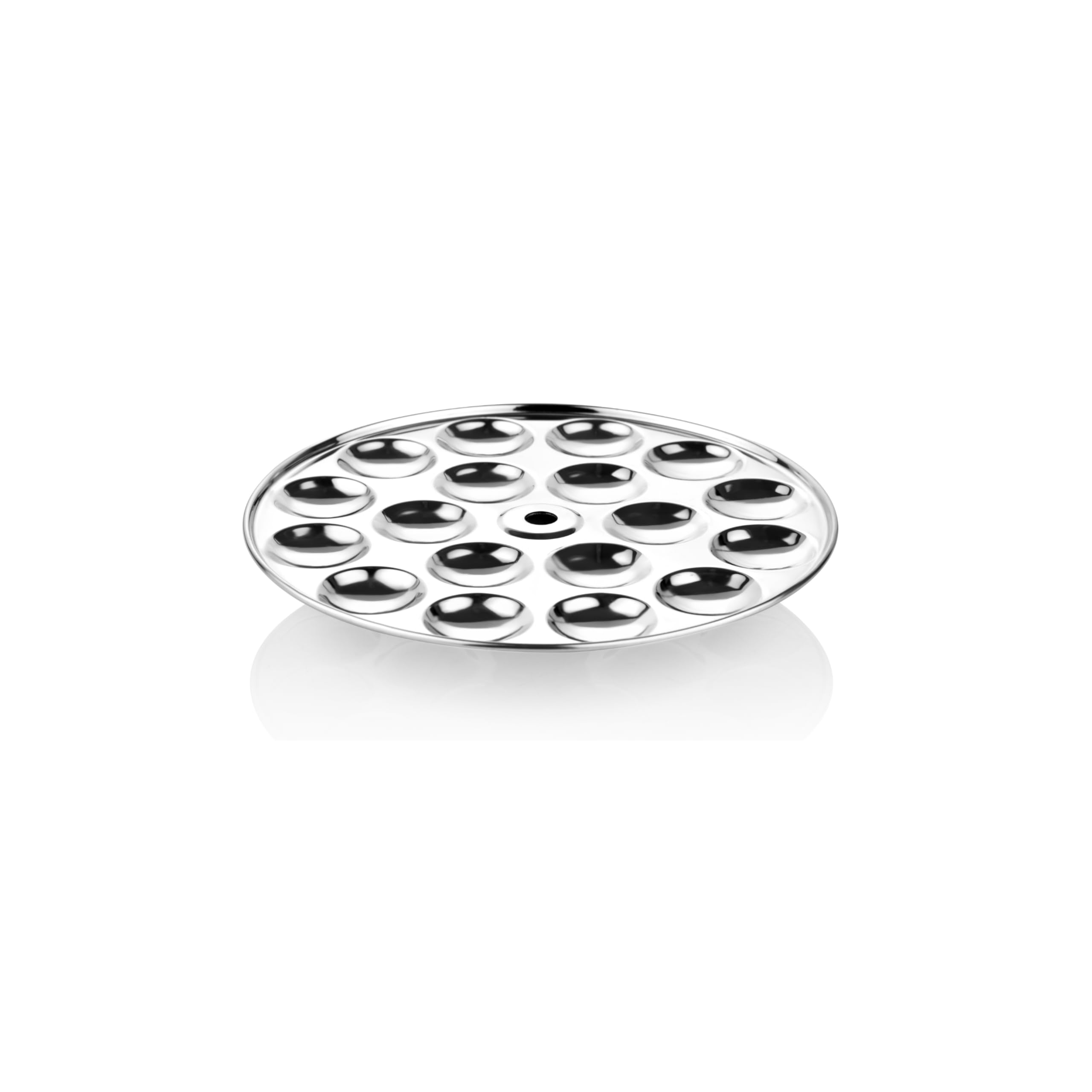 Embassy Stainless Steel Mini Idli Plate, 1-Piece, 18 Idlis / Plate