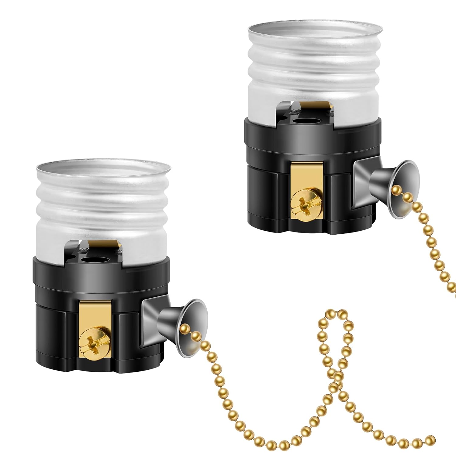 UL Listed E26 Light Socket ?Baocuz Lamp Socket Replacement with ON/Off ...