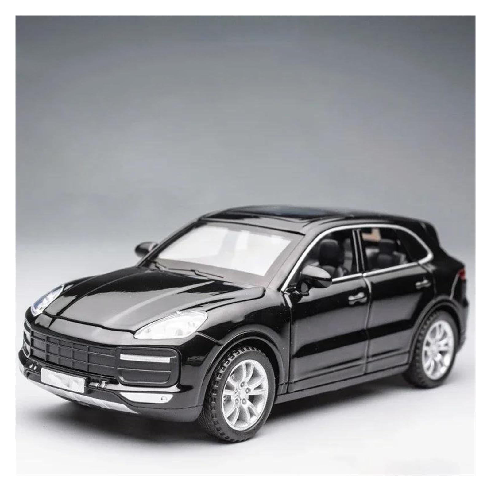 BANKOTO Diecast Car 1:32 For Cayenne Alloy Car Model Diecasts Metal Vehicles Collectible(Black)