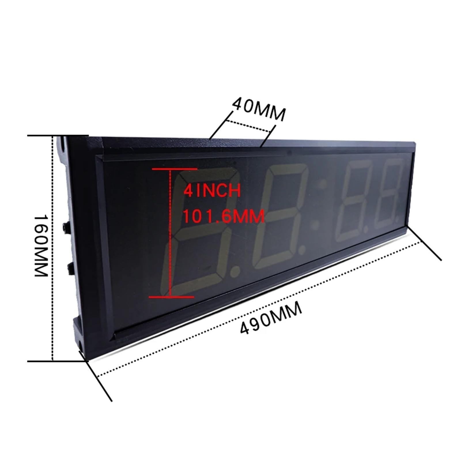 Elektronischer Timer, LED-High-Definition-Display, Leichtathletik, Spiele, Wettbewerb, Sport, Fitness, Timing-Training Helles Display(One button)