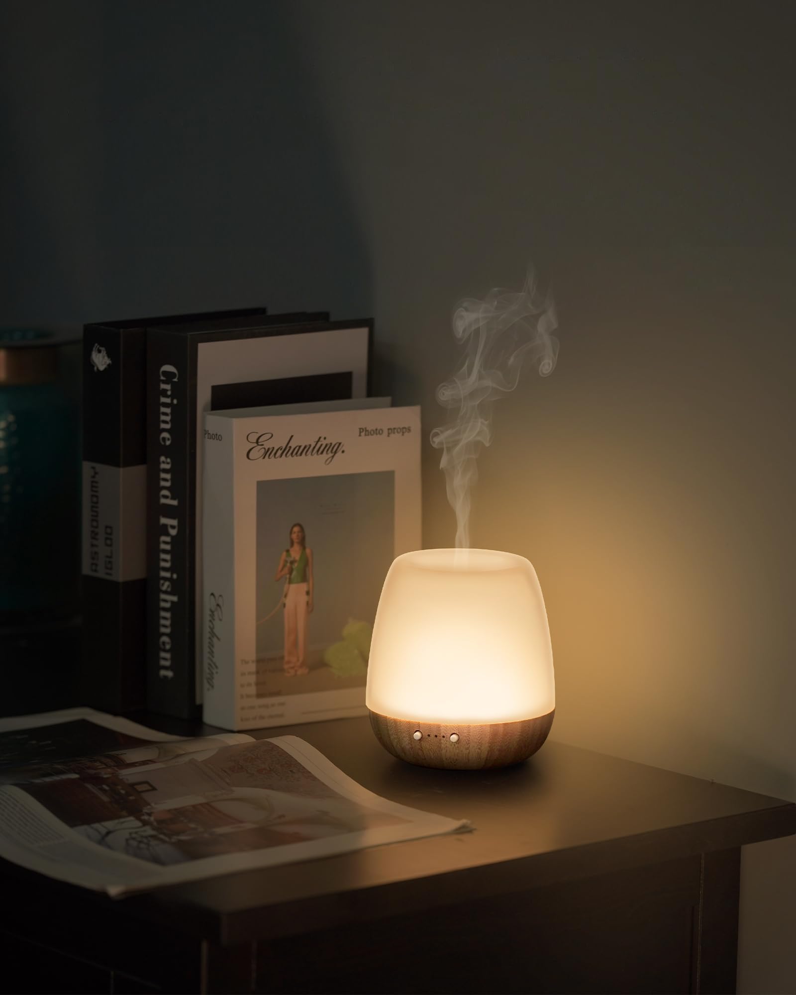 Amazon.co.jp: ガラスエッセンシャルオイルディフューザー 180ml 超