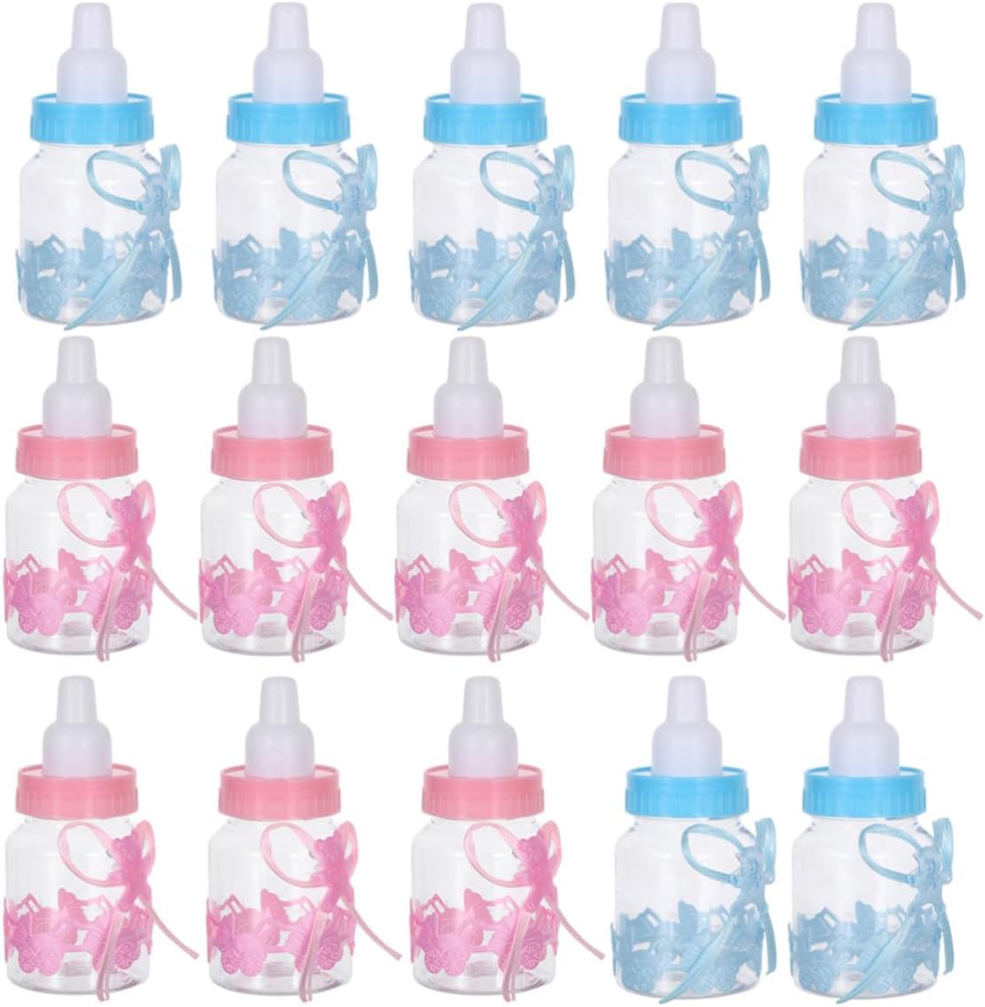 YARNOW 24pcs Bottle Candy Jars for Party Favors and Birthdays