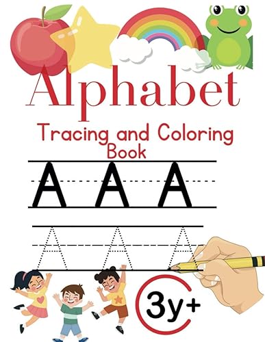 Alphabet Tracing and Coloring Book: ABC tracing Worksheet,ABC tracing Workbook, Alphabet Worksheet,trace letter, pre school
