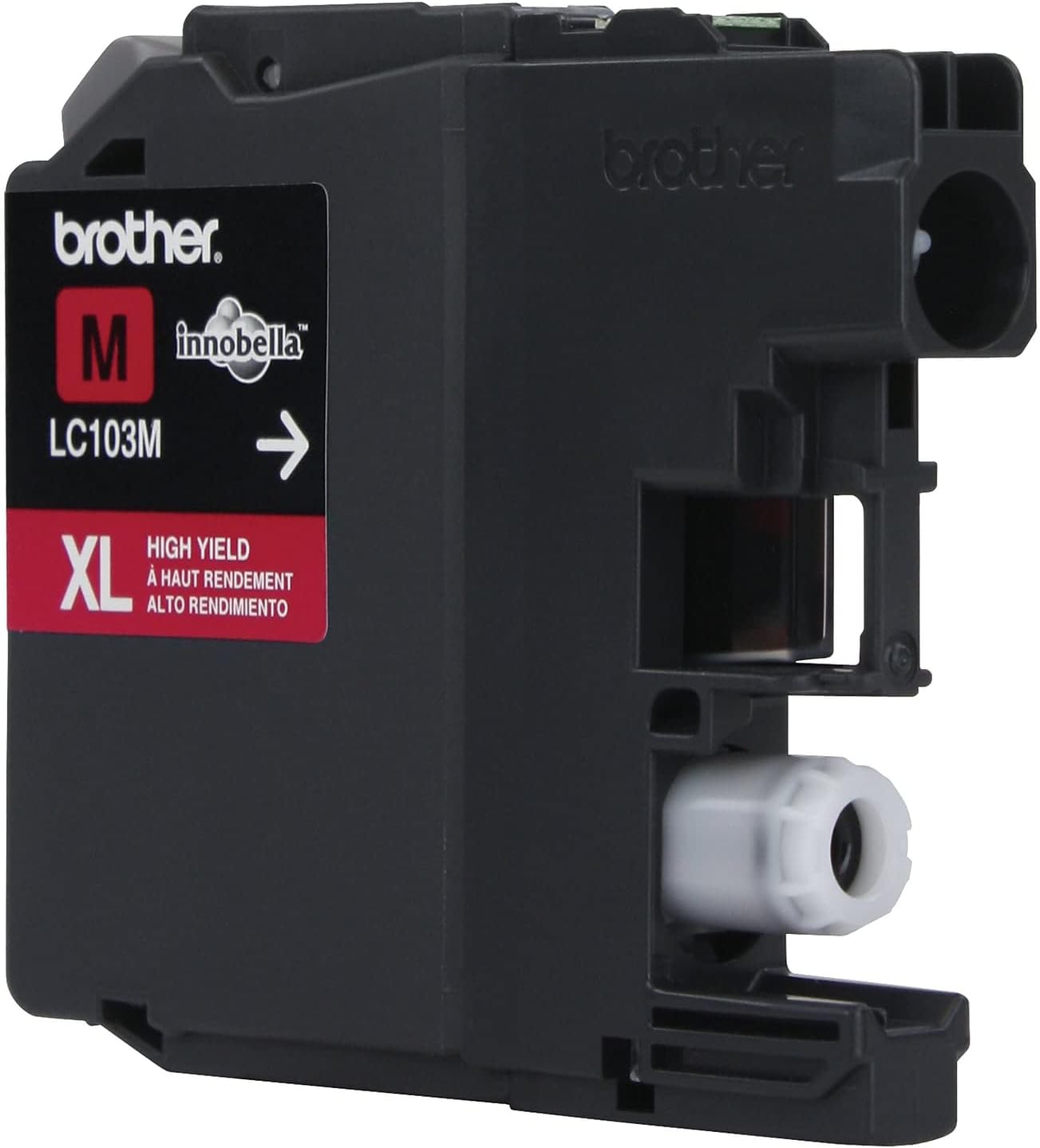 Brother LC-103M DCP-J132 J152 J171 J4110 J552 J752 MFC-J245 J285 J4310 J4410 J450 J4510 J870 J875 Ink Cartridge (Magenta) in Retail Packaging (LC103M)