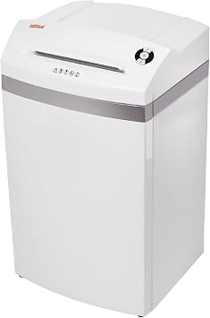Intimus 279174S1 Model 60CC4 Cross Cut Paper Shredder; Auto On/Off and Reverse; Mounted On Rollers for Flexible Use; Accepts Staples, Clips, Credit Cards, CDs, DVDs and 3.5 Floppy Disks; Low Noise