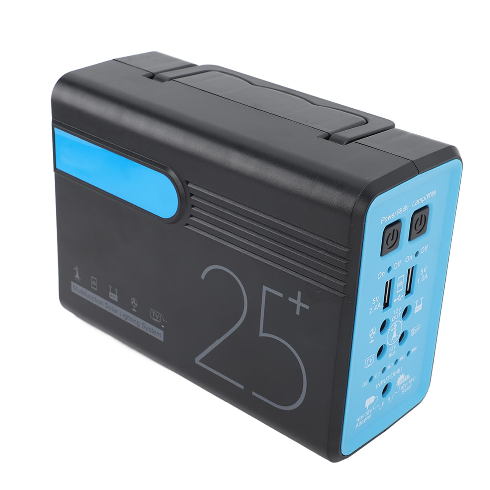 Estación de Energía Portátil, Generador Solar de 12 V, Batería