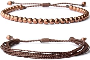 Mezcla Vida Copper Hematite Bracelets for Men