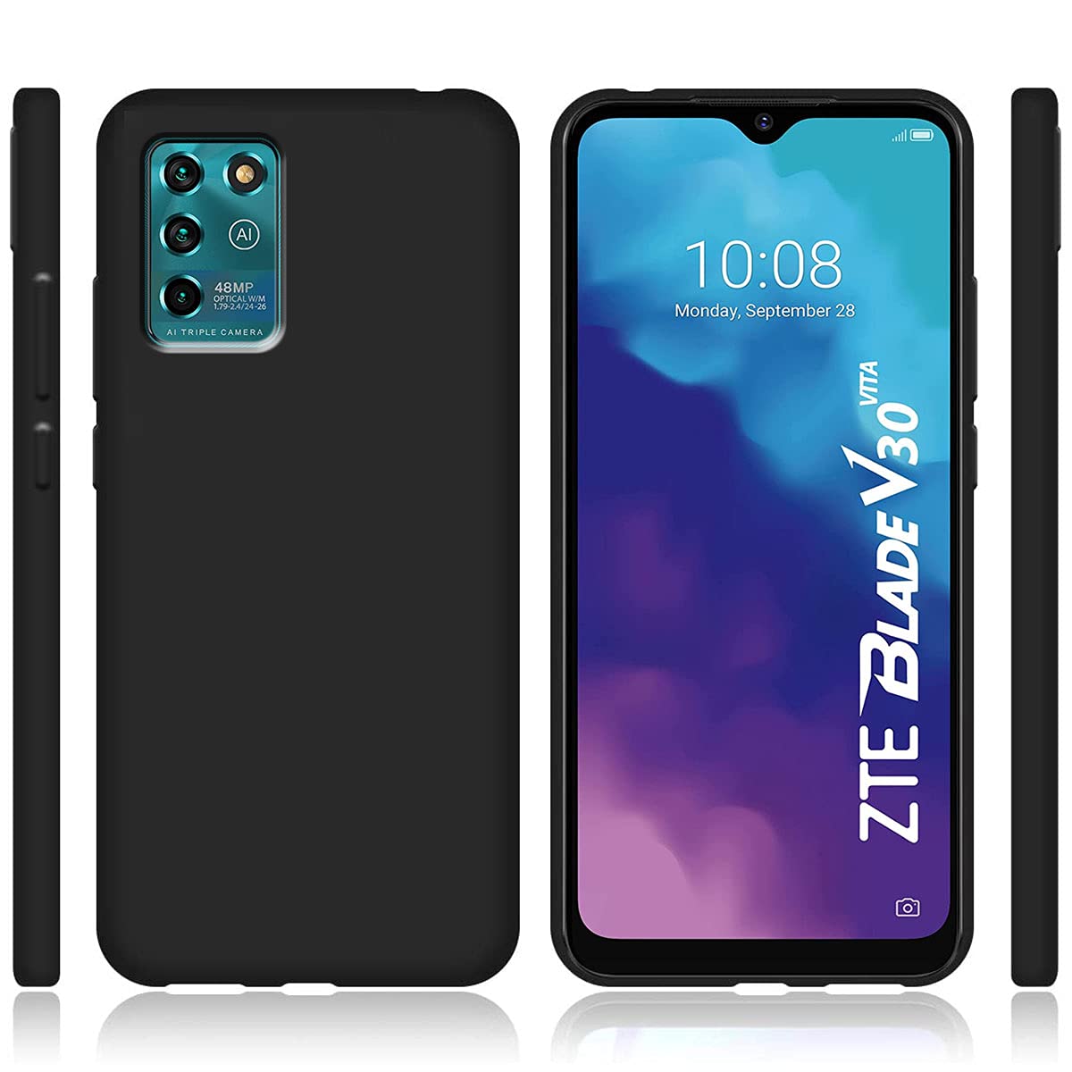 For ZTE BLADE V30 CLEAR CASE + TEMPERED GLASS SCREEN For ZTE BLADE V30 CLEAR CASE + TEMPERED GLASS SCREEN