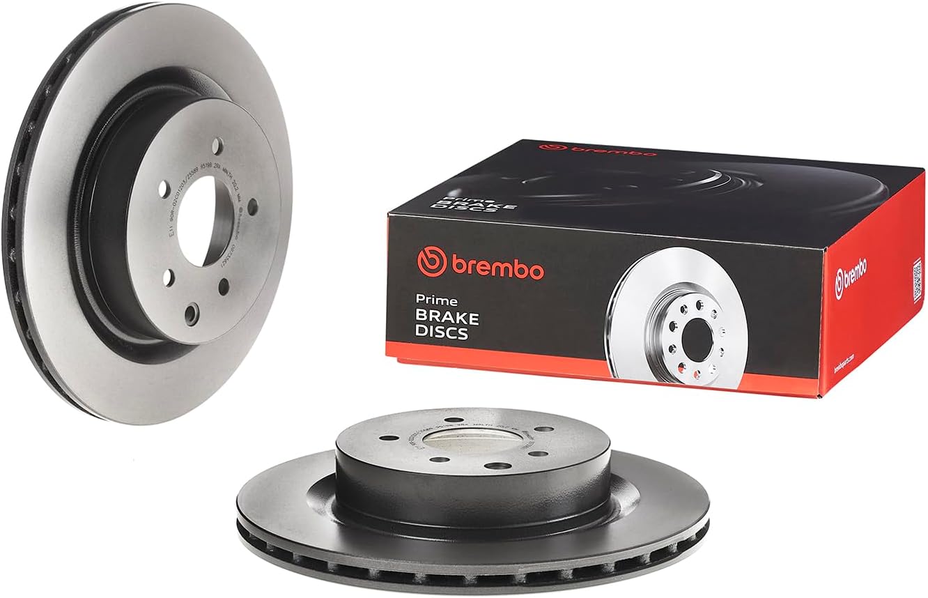 Brembo 09.7356.21 UV Coated Pillar Vented Rear Brake Rotor NISSAN OE# 43206CD005