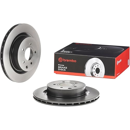 Brembo 09.7356.21 UV Coated Pillar Vented Rear Brake Rotor NISSAN OE# 43206CD005