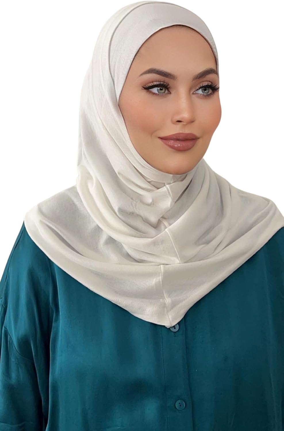 Two pieces Amira cotton hijab, Instant muslim Scarf For Women,ready to wear Jersey Hijab, Muslim Instant hijabs