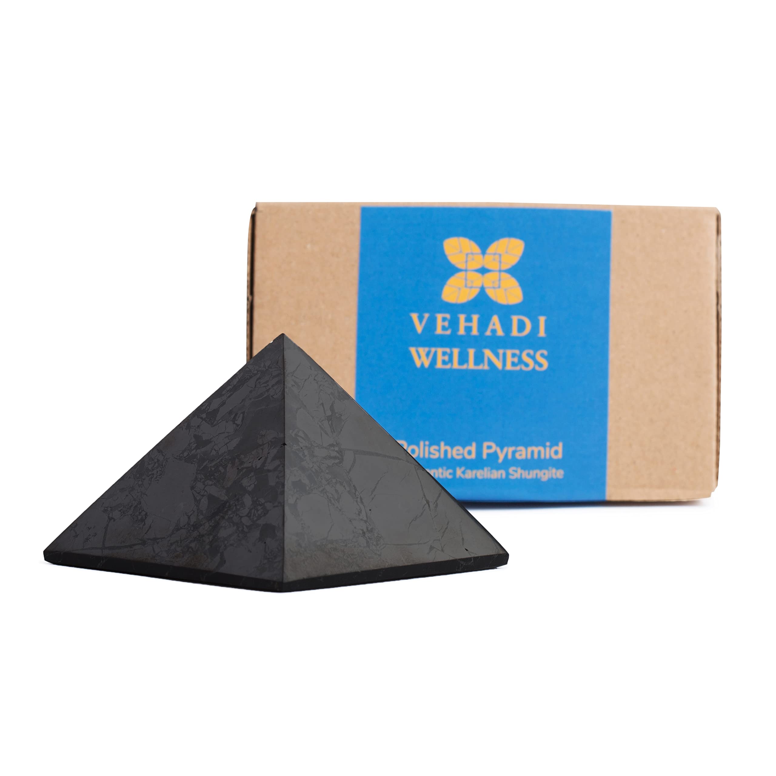 Piramide Di Shungite Di Grandi Dimensioni, 15 Cm | Realizzata In Pietra Di Shungite Solida - Foto 4