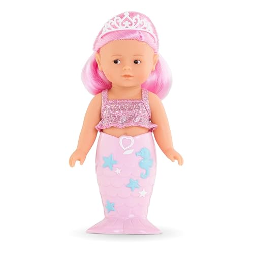 Corolle - Mes Minis Sirènes, Mini Sirène Nerina, 20cm, dès