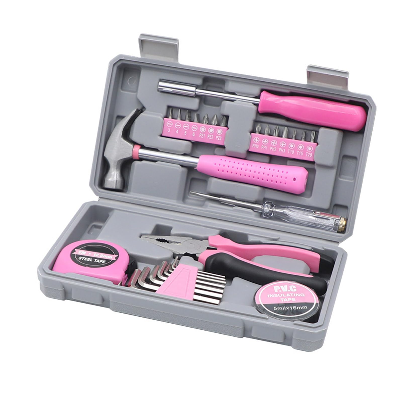 Compact 29PCS Multi-Tool Set with Ergonomic Pliers, Screwdrivers, Wrench & Case for Home Maintenance Multifunctional Jewelry Pliers Tool Repair Tools Box
