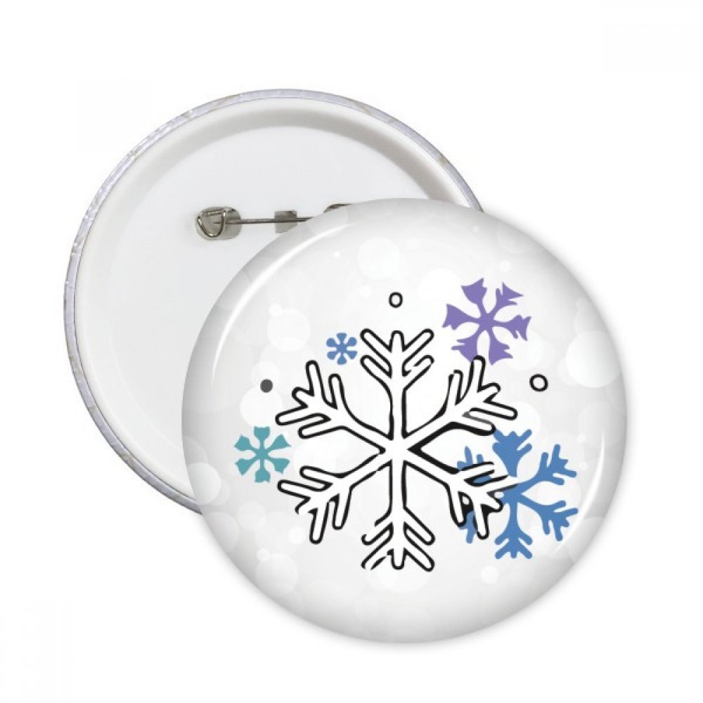 Badge bouton météo hiver neige DIYthinker, le cadeau idéal pour veste - 3