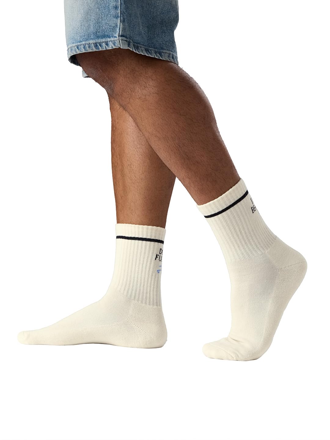 the souled store Souled Socks: Beautiful Day | Premium Cotton Crew Socks for Men & Women | Fun Graphic Printed Aesthetic Socks | Comfortable Unisex Casual Everyday Footwear | One Size Fit-picture-24
