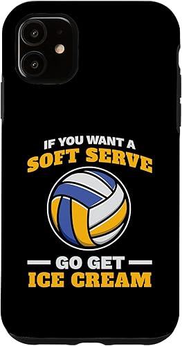 Miniatura 8 de iPhone 16 If You Want A Soft Serve Go Get Ice Cream Girl Volleyball Case