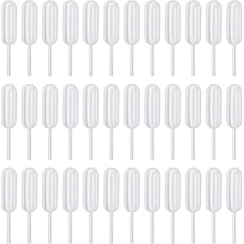 120 Plastic Pipettes 4ml Pipettes Measuring Cylinder Crimp Pipettes
