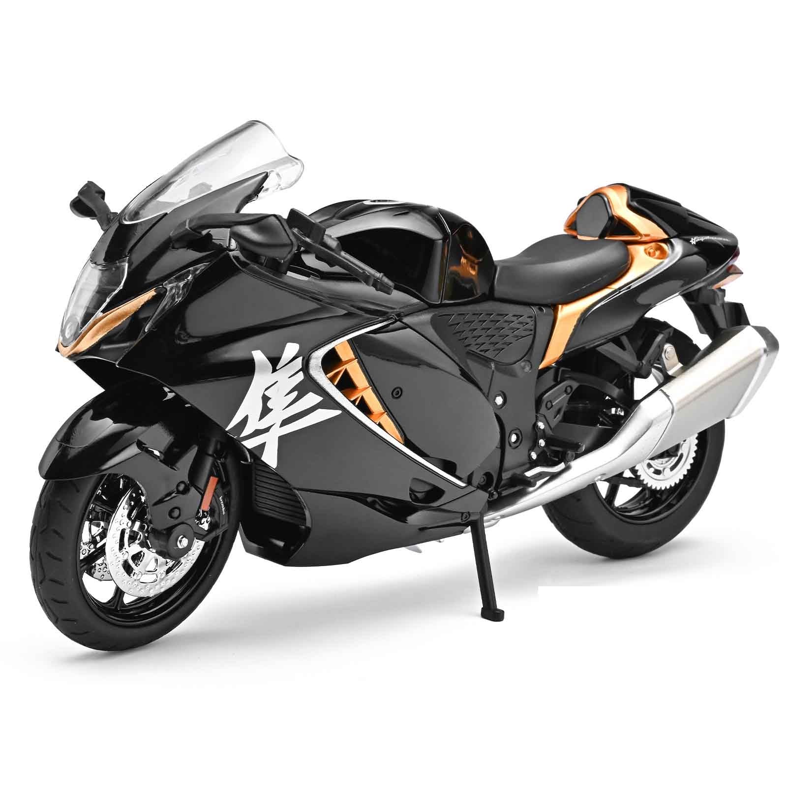POEWRI for Suzuki Hayabusa GSX1300R Motorcycle Alloy Metal Diecast Model Racing 1:12