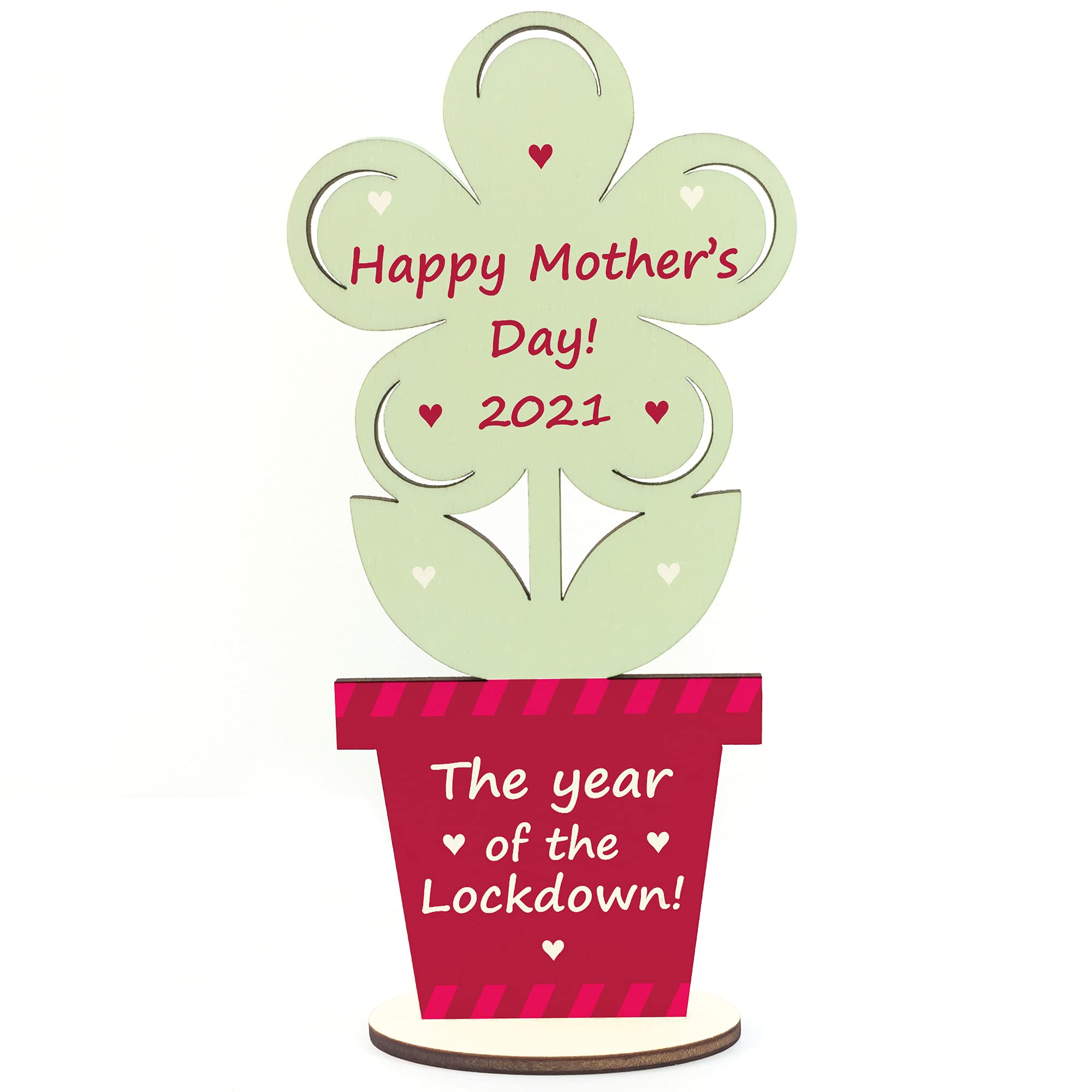 Happy Mother Day In Lockdown Gift Funny Gift For Mum Mummy Nan Nanny Flower
