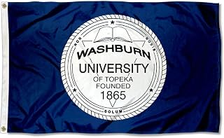 Washburn Ichabods University Seal Flag