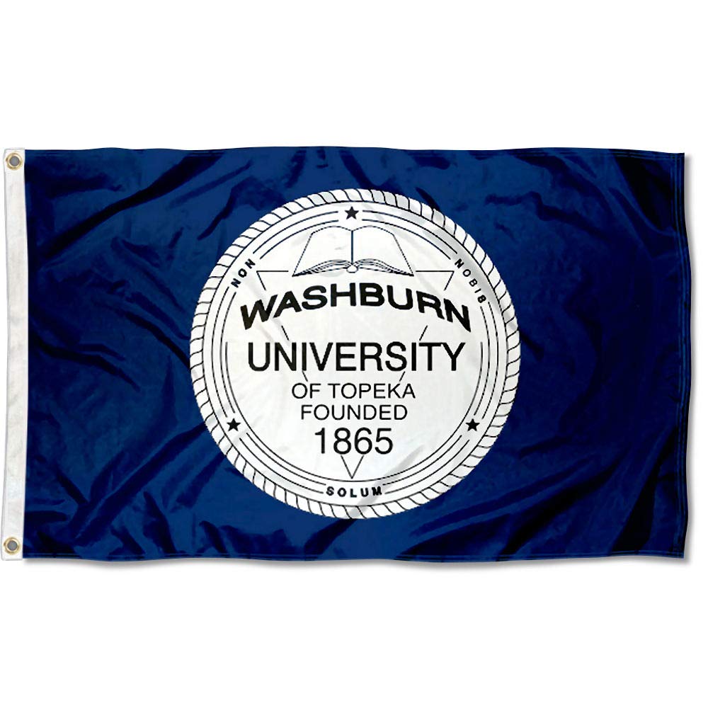 Washburn University Ichabods House Flag - 30"x40", Double Sided, Officially Licensed NCAA Banner