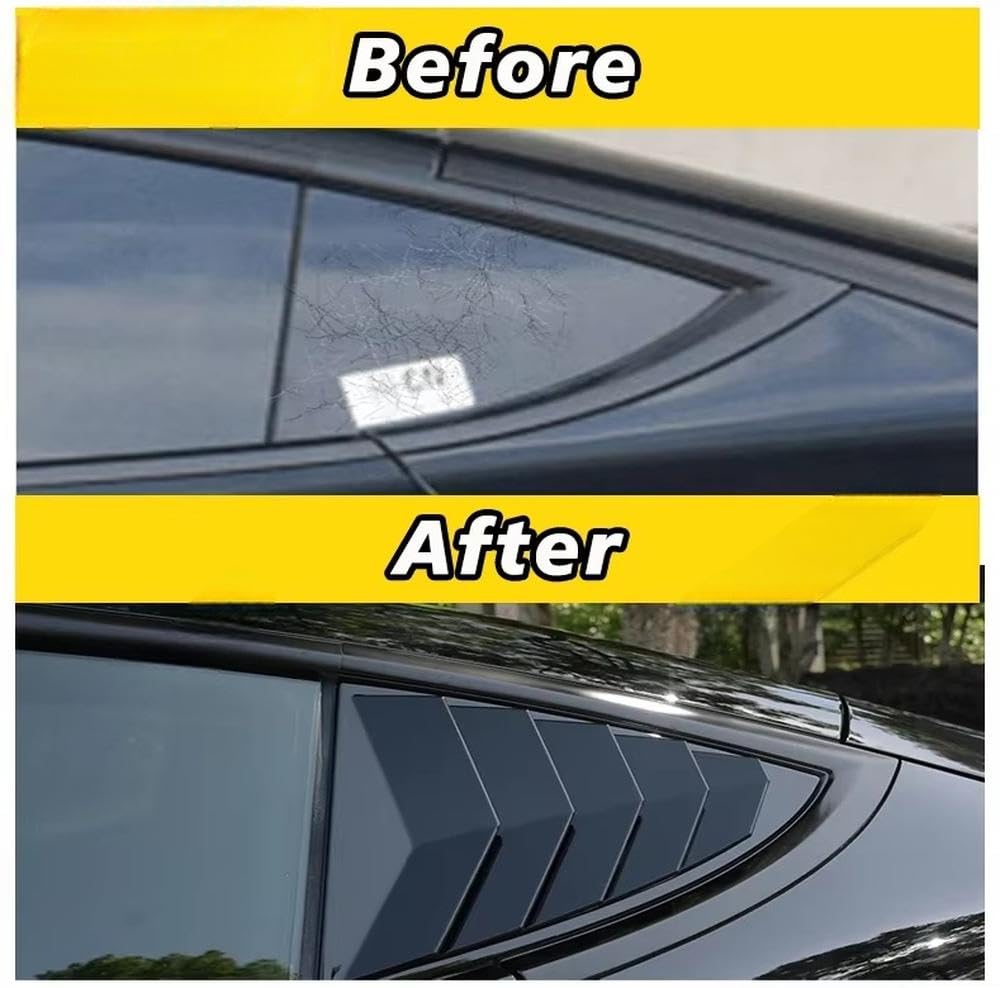 Rivestimenti Esterni Feritoia Posteriore Per Tesla Model Y 2021 | Design Sportivo, Materiale ABS Premium, Installazione Senza Attrezzi