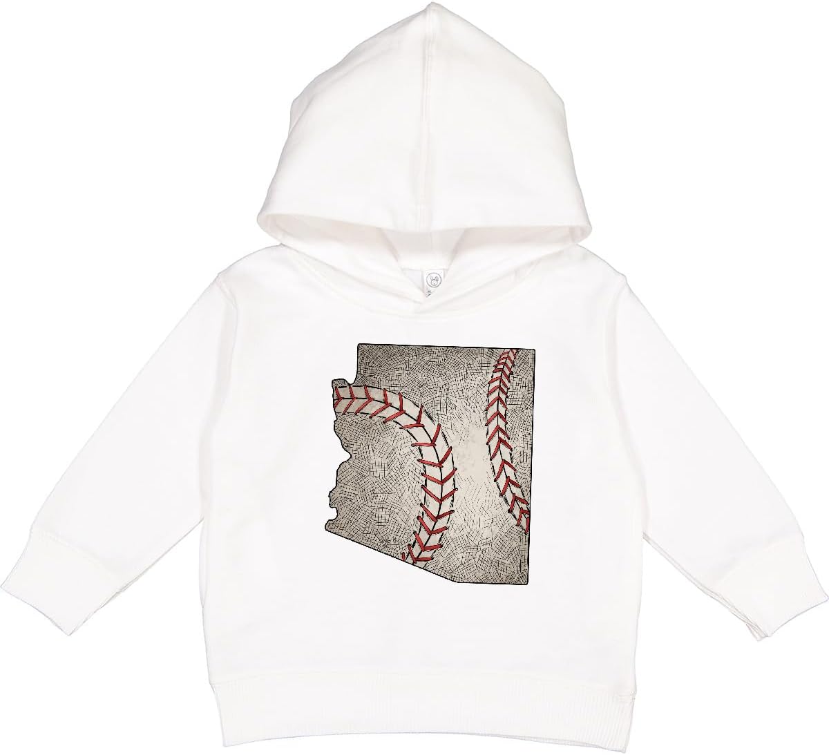 inktastic Arizona Baseball Vintage Illustration Toddler Hoodie