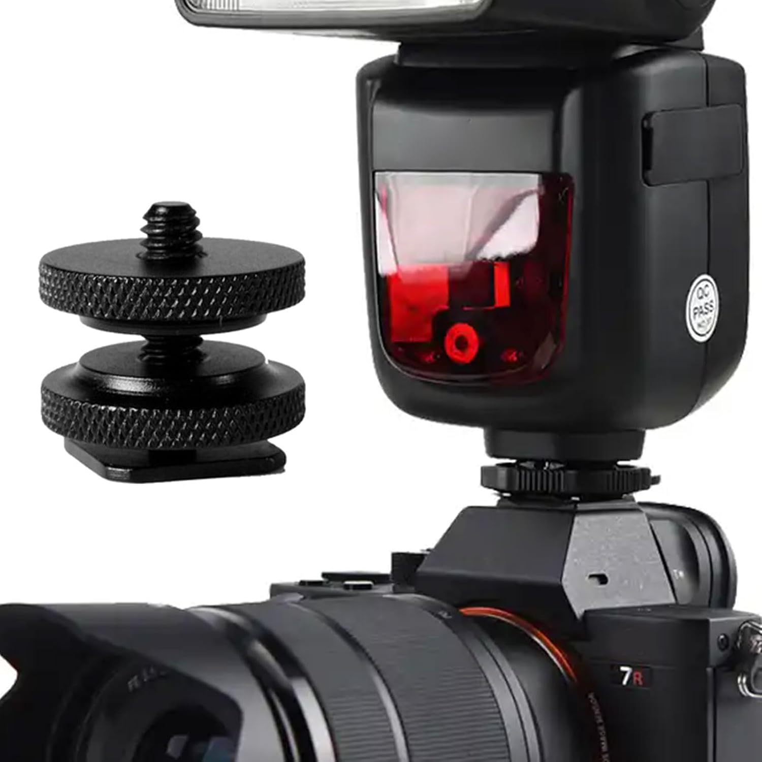 Hot Shoe to 1/4inch Adapter Camera Hot Mount Flashes to 1/4inch for Camera Flashes Light Photography Accessory Mount