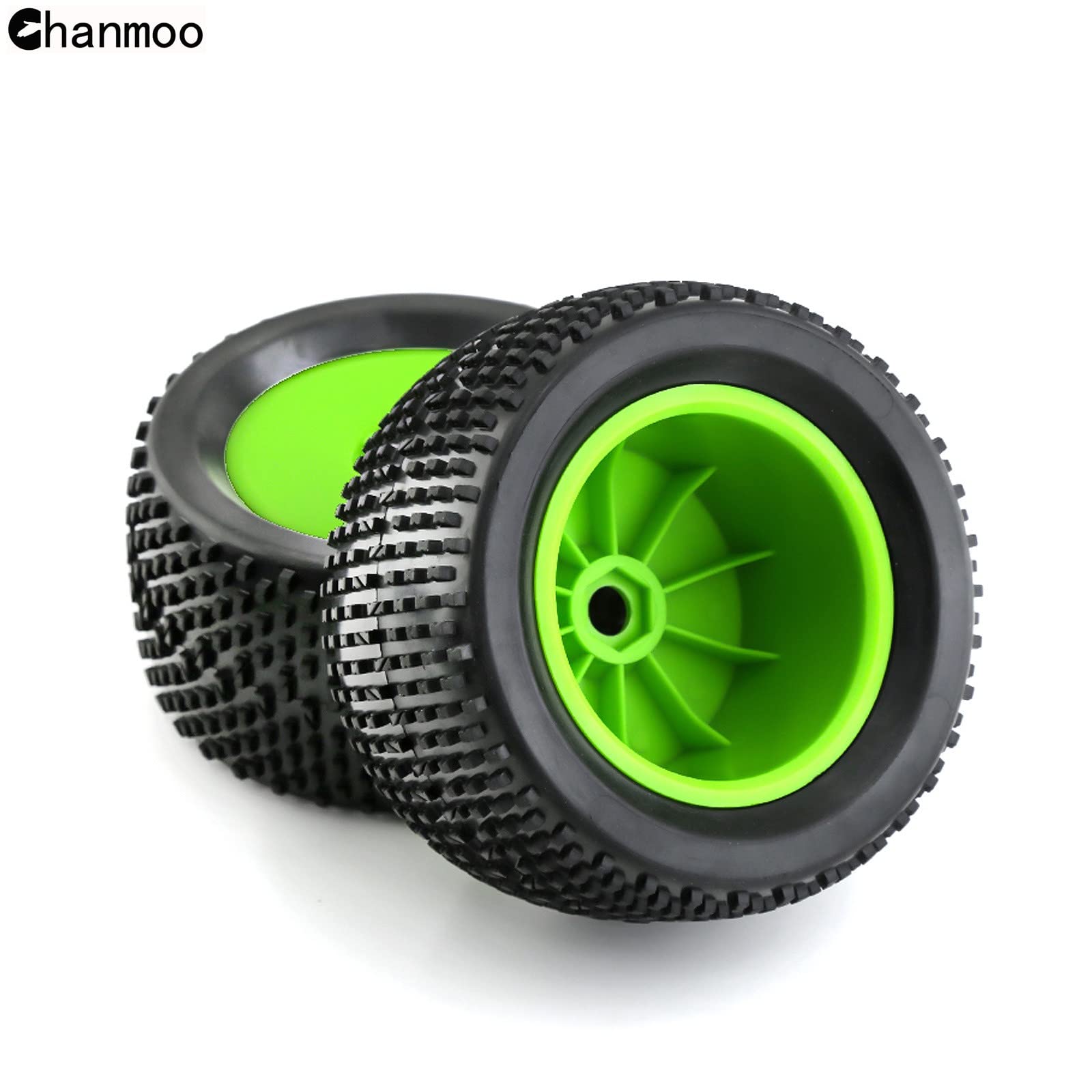 Amazon.co.jp: Chanmoo 1/8 オフロード バギータイヤ 140mm ホイール
