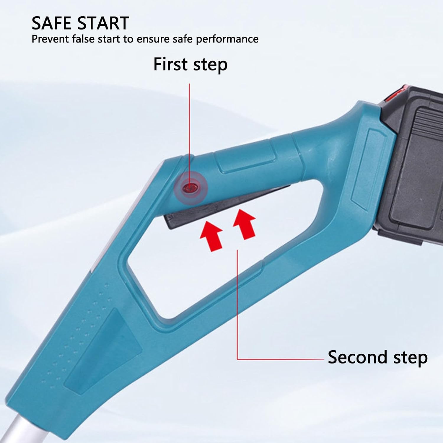 Electric Snow Blower Shovel, 12.5in Width 6.3in Depth 26ft Throwing Cordless Electric Snow Shovel with Ergonomic Handle Telescopic Rod (with 1 Battery)