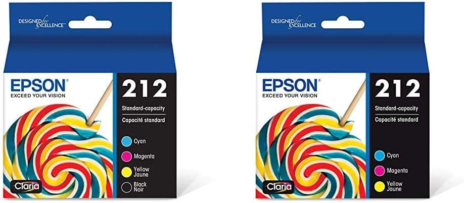 Epson T212 Claria Standard Capacity Cartridge Ink - Black and Color Combo Pack & T212 Claria Standard Capacity Cartridge Ink - Color Combo Pack