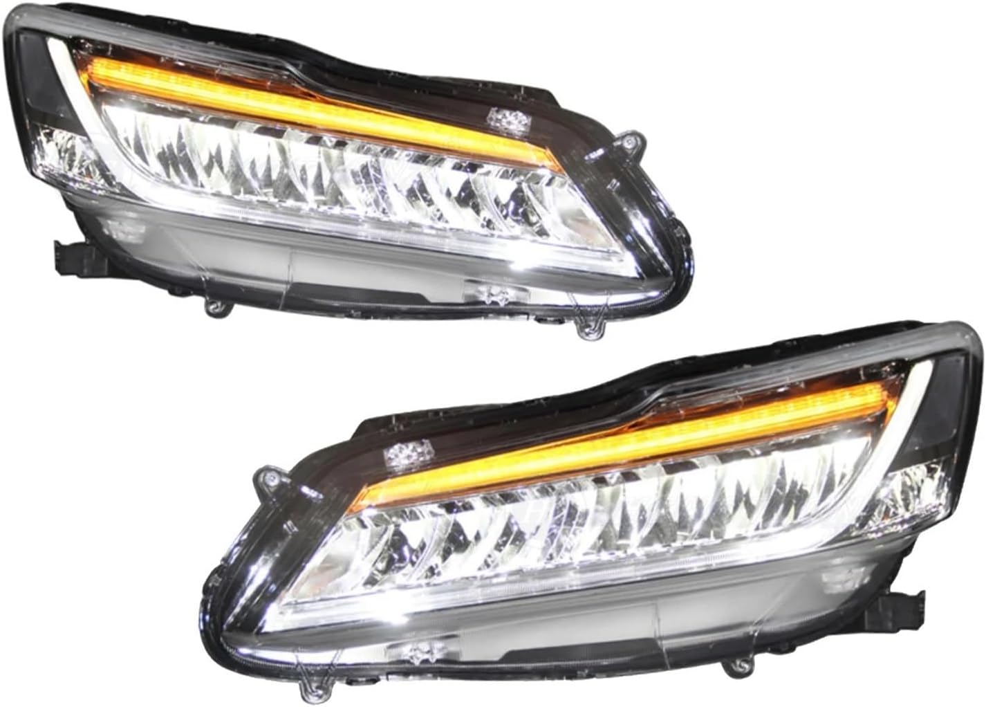 Headlights Assembly For Accord 2013-2017 9/9.5th Head Lights Gen Full LED Front Lamps Assembly DRL Dynamic Signal Car Headlight(Left-hand drive)