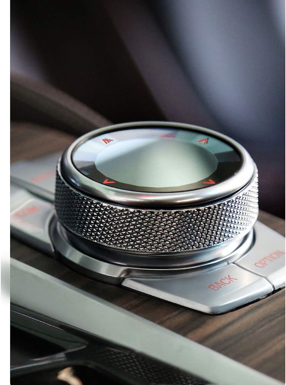 New Protective Crystal-Style Media Knob Compatible with BMW X4 F26 2014-2018 (A-Style)