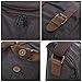 Small Camera Bag/Case, Vintage Canvase Leather Trim DSLR SLR Camera Shoulder Messenger Sling Bag