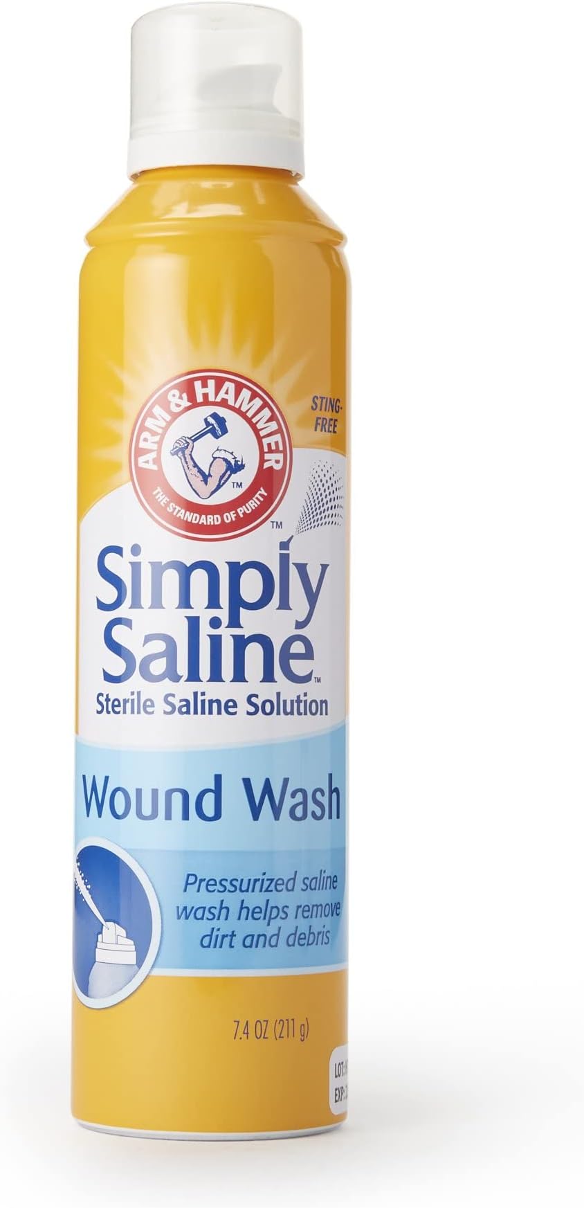 Simply Saline Wound Wash, 7.4 Oz