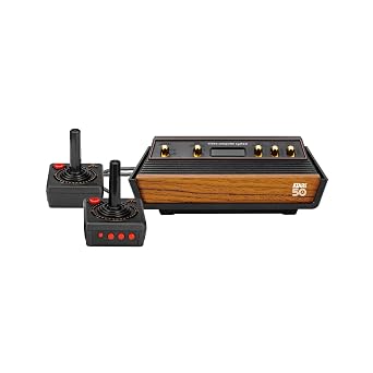 Atari Flashback Console 50th Anniversary Edition, Retro Game Console, Built-in 110 Classic Games, Two Joystick Controllers, HDMI, PLUG & PLAY on HD TV