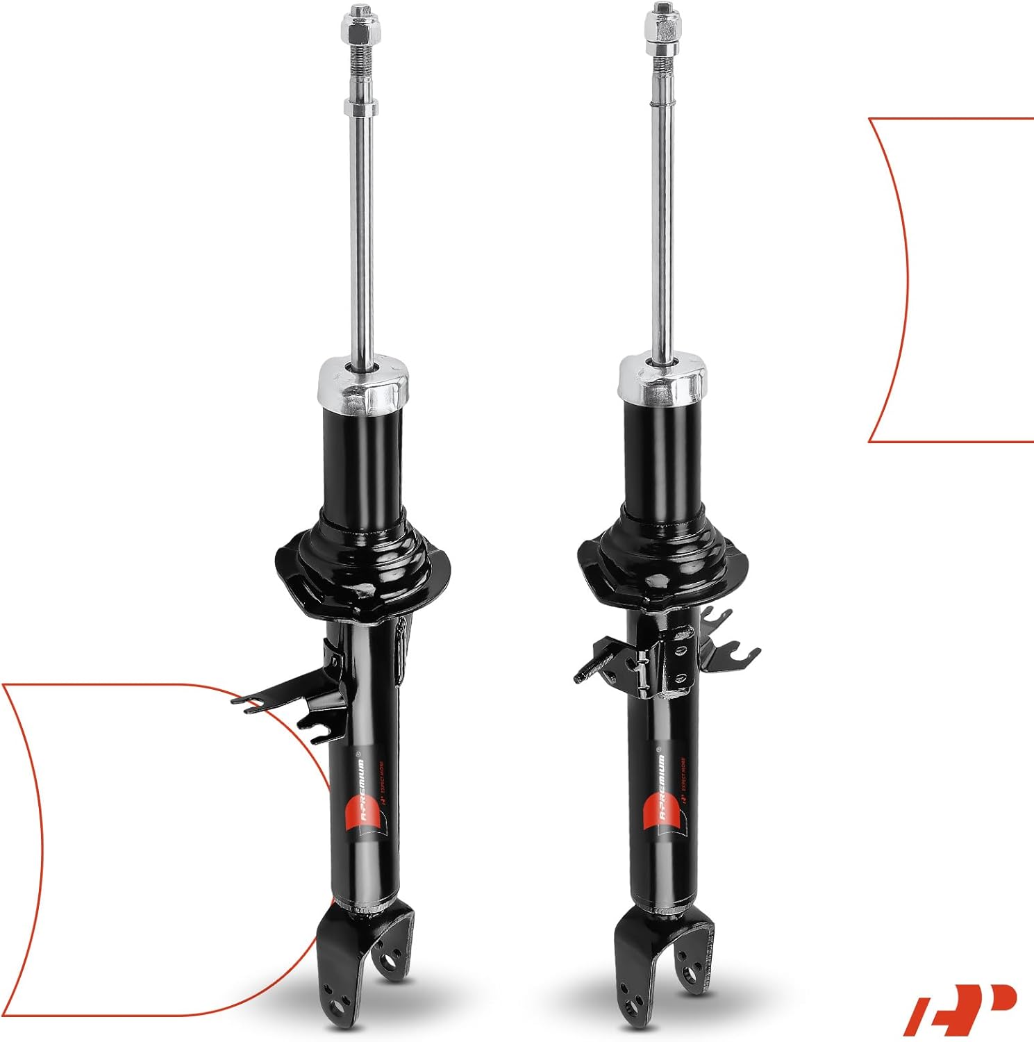 A-Premium Front Pair (2) Strut Assembly Compatible with Infiniti M35 2006-2007, Driver and Passenger Side