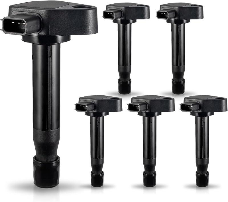 Jogo de 6 bobinas de ignição ENA C1221 UF242 para Honda Accord, Odyssey e Acura TL, RL e CL V6 3,0 L, 3,2 L e 3,5 L