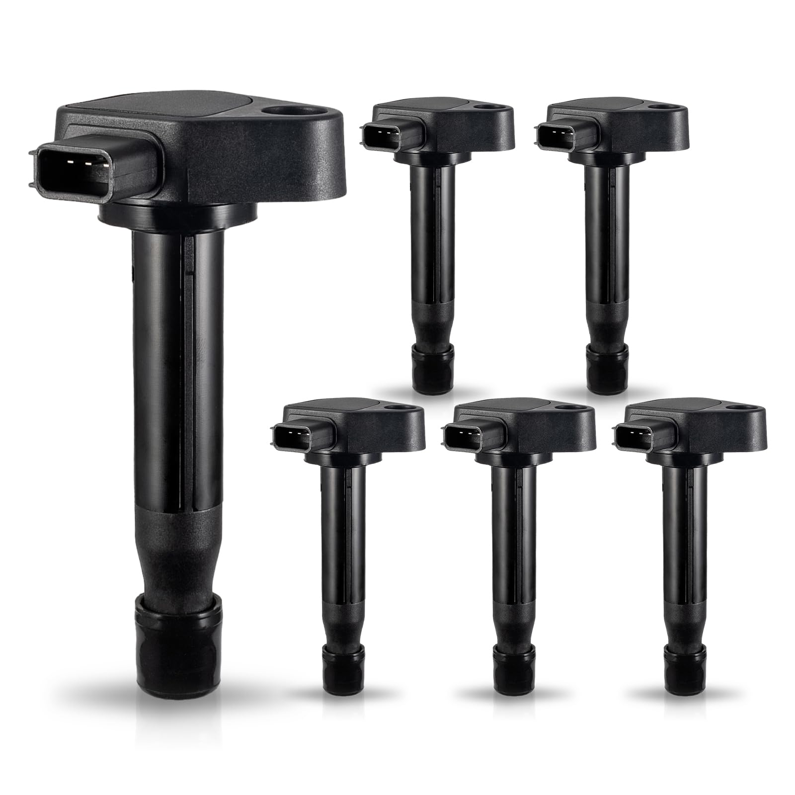 ENA Set of 6 Ignition Coil Pack 3.0L 3.2L 3.5L Compatible with Acura Honda 2001 2002 2003 2004 2005 2006 2007 2008 Accord 2009 2010 Odyssey CL RL TL 3.0L 3.2L 3.5L Coils for UF242 C1221 30520P8EA01