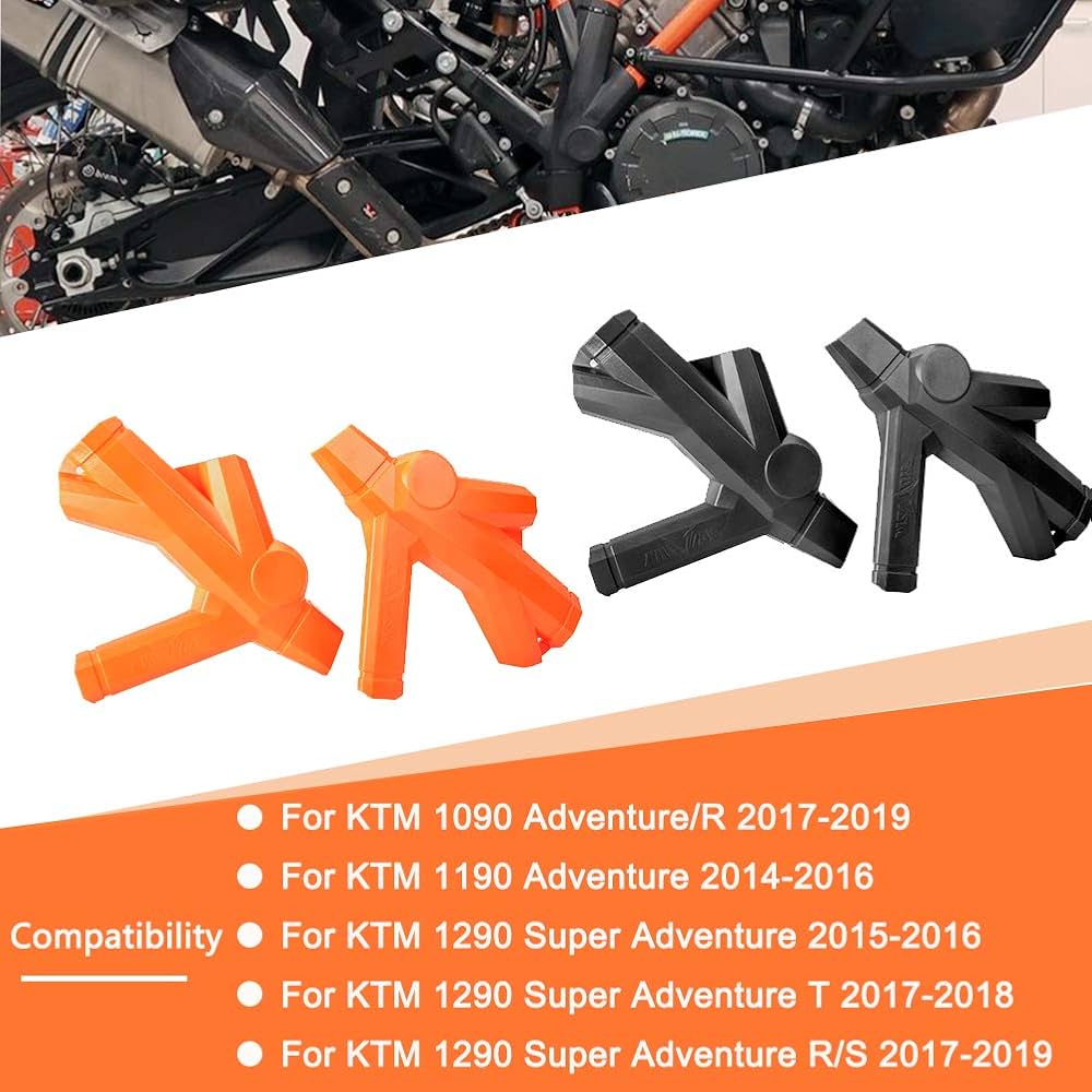Protezioni Paraurti Laterali Per Moto KTM 1090/1190/1290 ADV - Copritelaio In ABS Nero/arancione